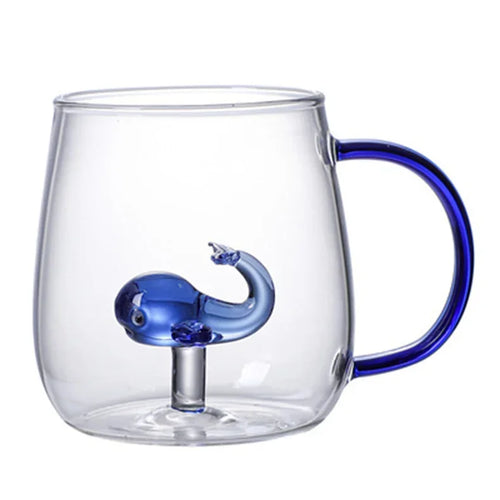 The Oceanic Majesty – Hand-Blown Whale Figurine Glass